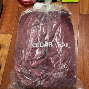 Cedar Trail Maroon Sleeping Bag